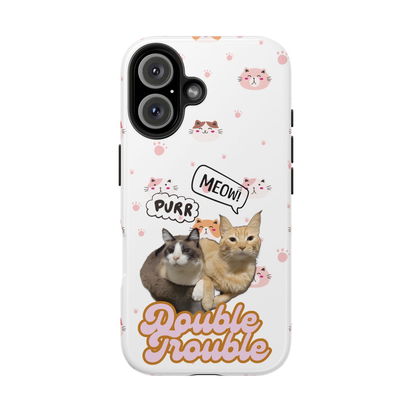 Phone Cases - Cat lovers - White Design