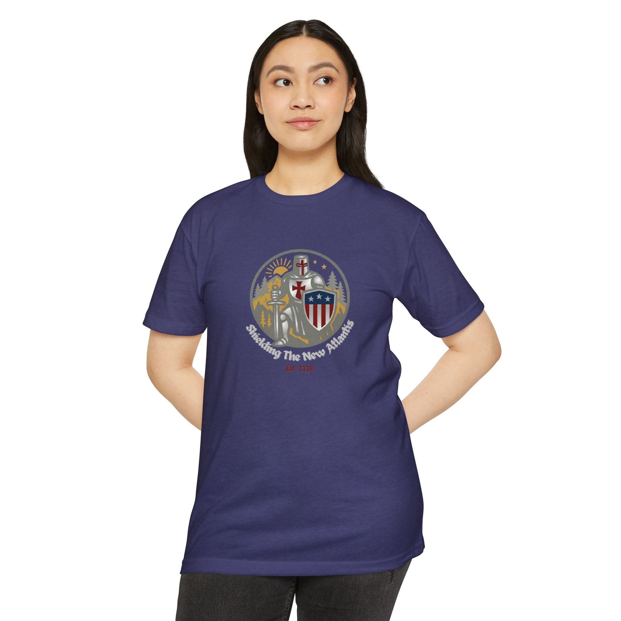 Shielding Templars T-Shirt - Guardians of New Atlantis