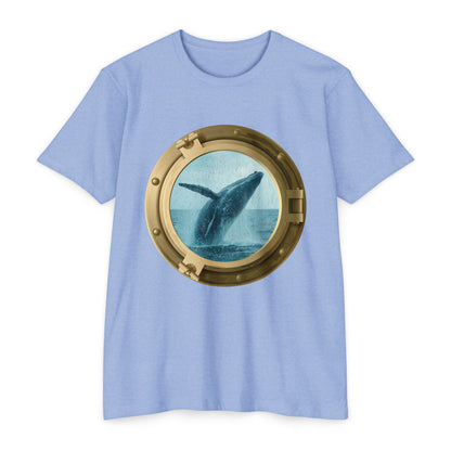 Whale Breaching T-Shirt – Minimal Ocean Design for Nature Lovers
