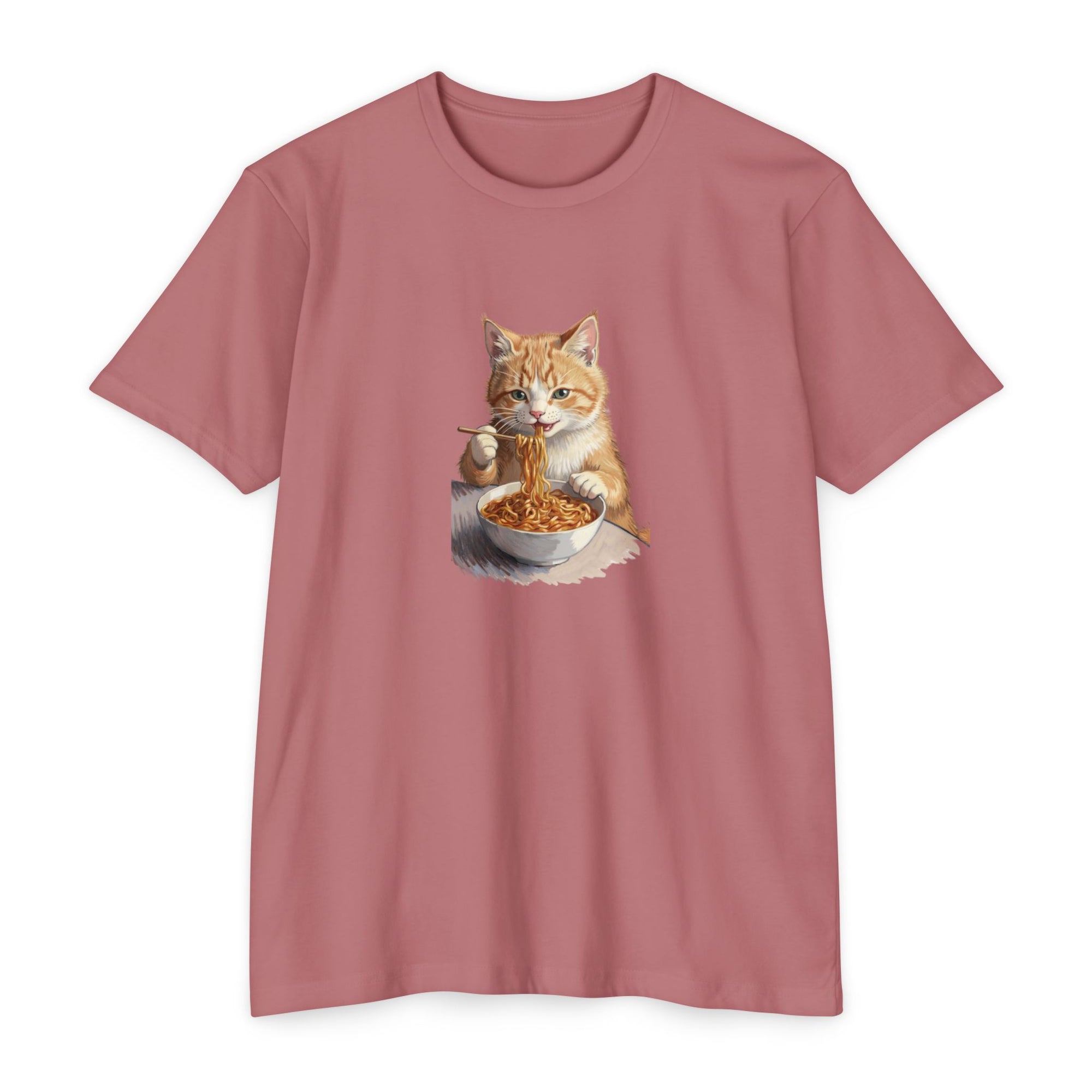 Alien Cat Noodle T-Shirt – Retro Ramen