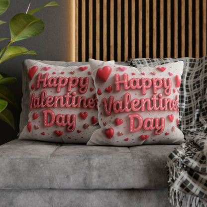 Happy Valentines Day Pillowcase  - Red Romance