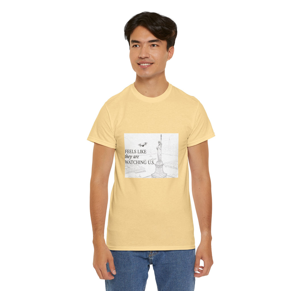 Feels Like They Are Watching US - Drones over NYC T-shirt