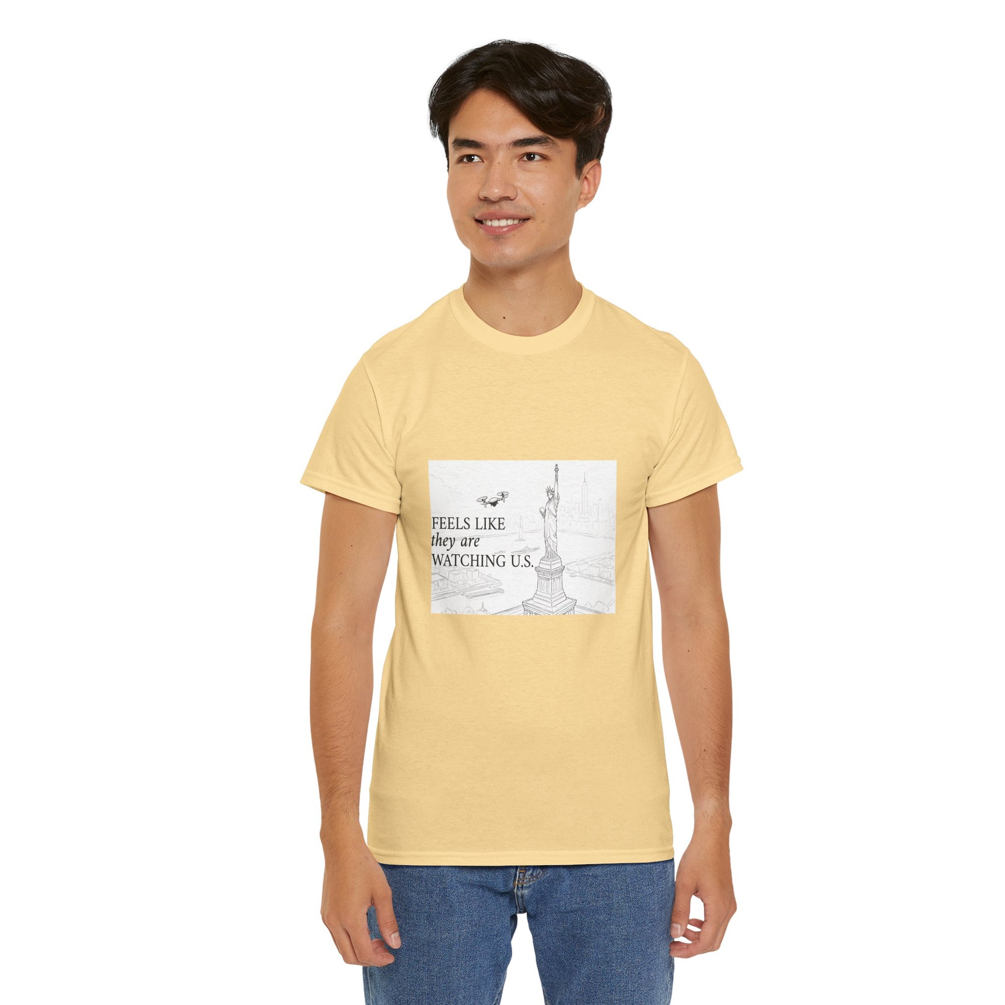 Feels Like They Are Watching US - Drones over NYC T-shirt