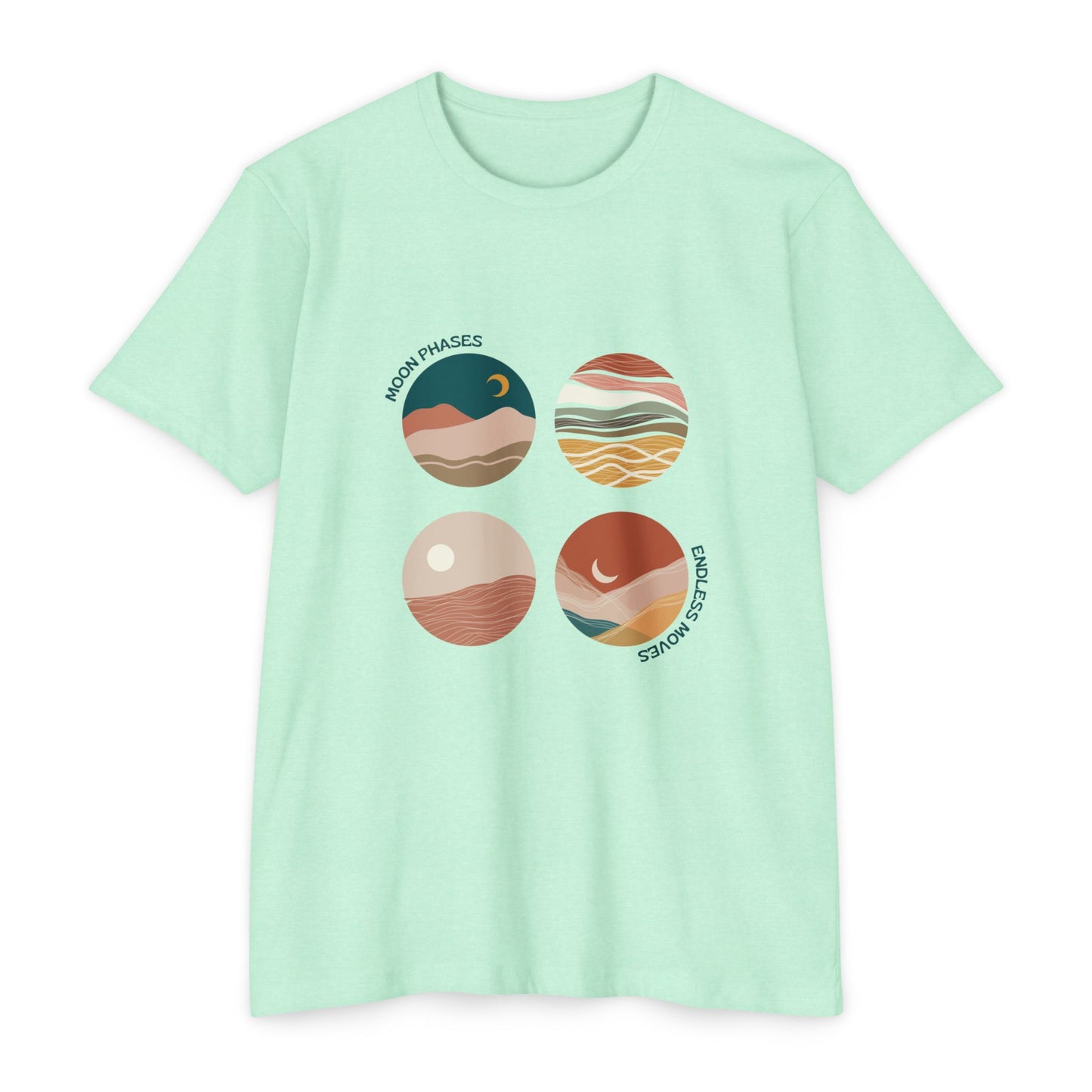 Moon Phases T-Shirt – Celestial Design for Astrology Lovers