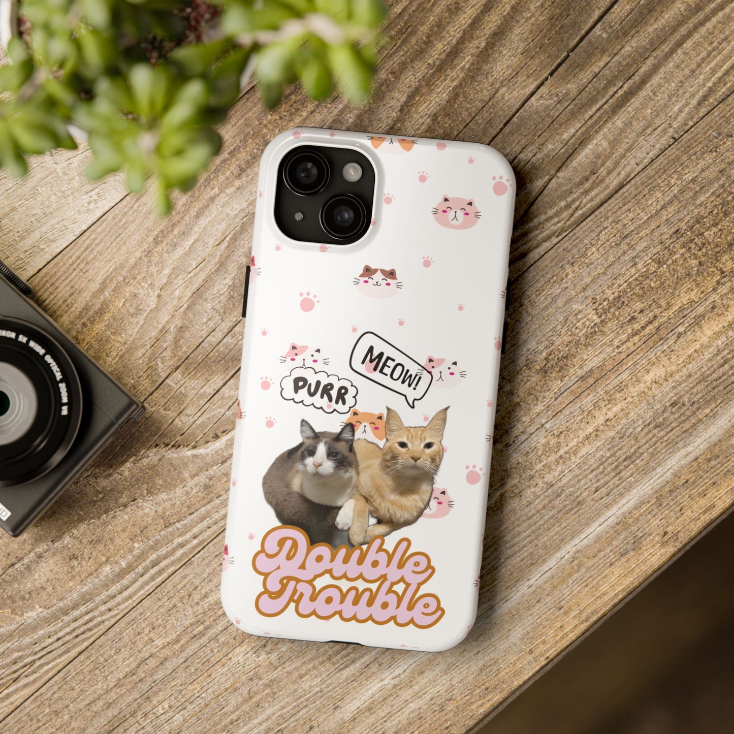 Phone Cases - Cat lovers - White Design