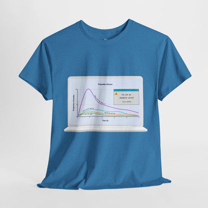 Valentine's Dopamine Chart Unisex Tee - Laptop design