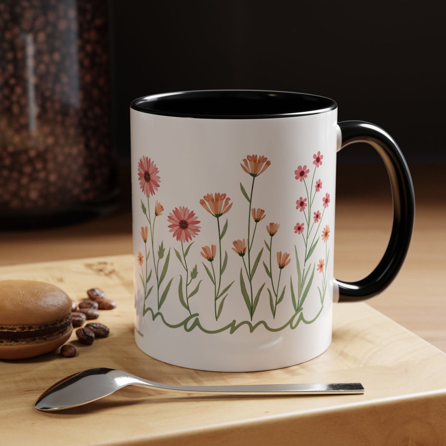 Coffee Mug Minimalist Flowers Mother's Day Gift