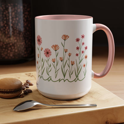 Coffee Mug Minimalist Flowers Mother's Day Gift