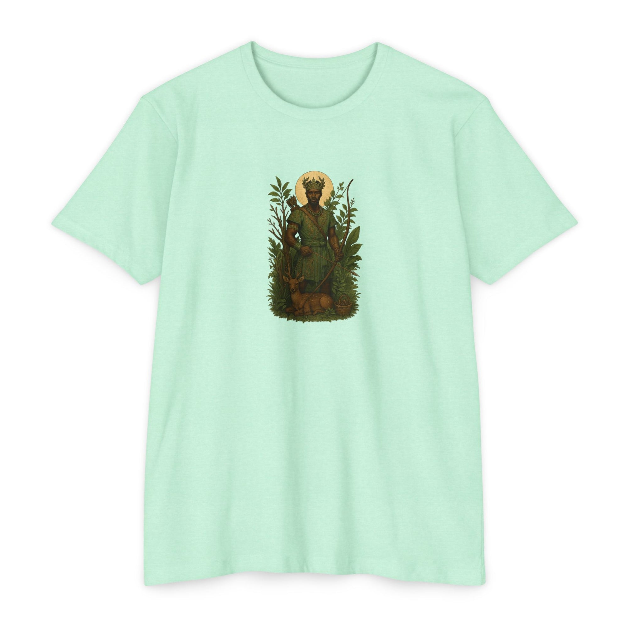 The Forest Spirit - Oshosi Orisha African Spirituality T-shirt