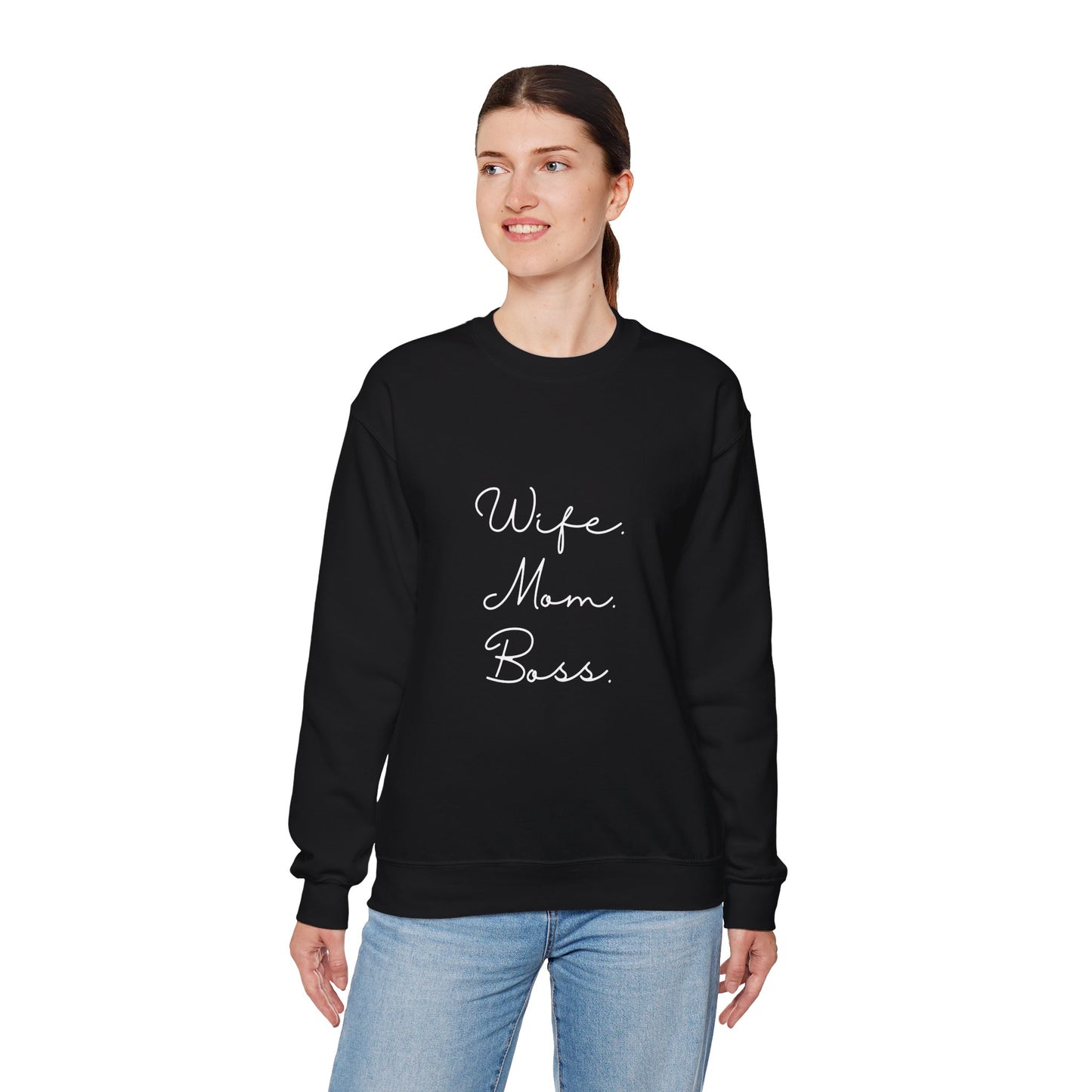 Wife Mom Boss Sweatshirt - Mother's Day Gift
