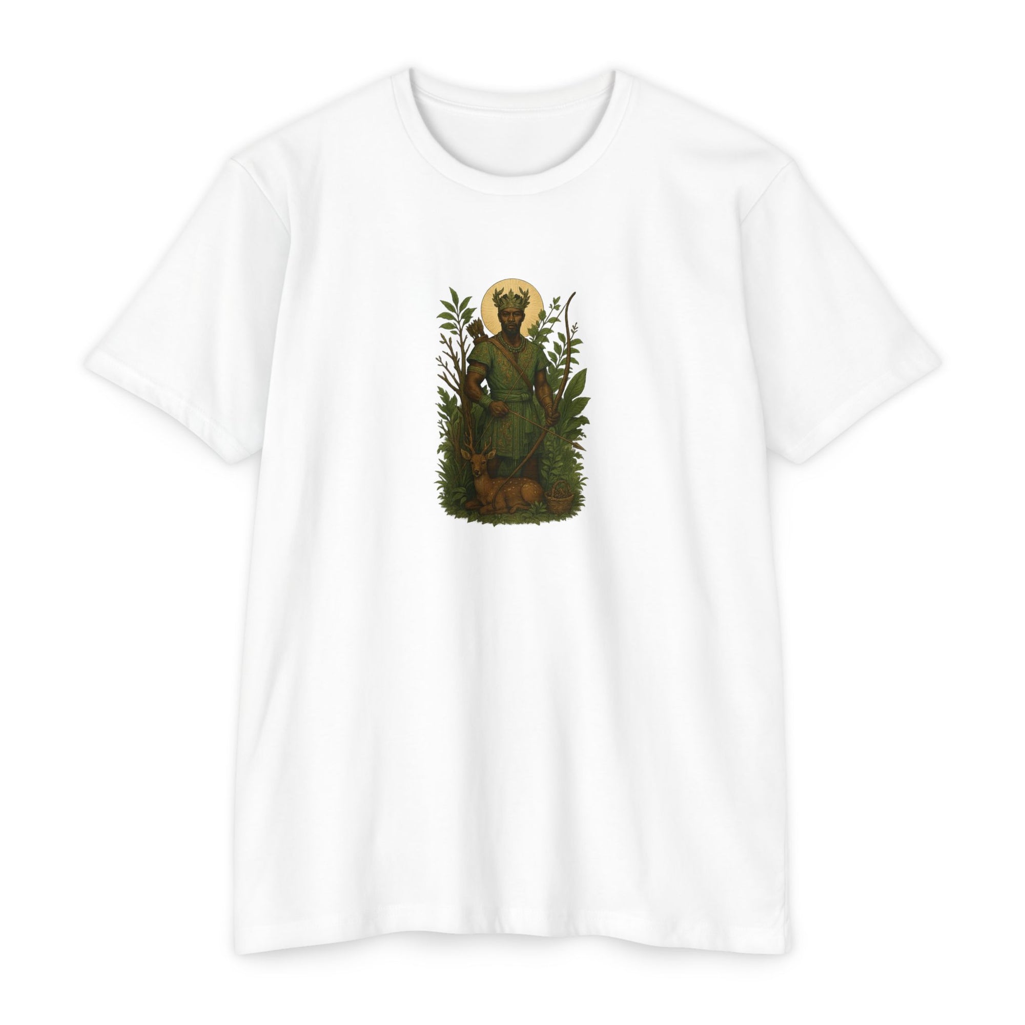 The Forest Spirit - Oshosi Orisha African Spirituality T-shirt