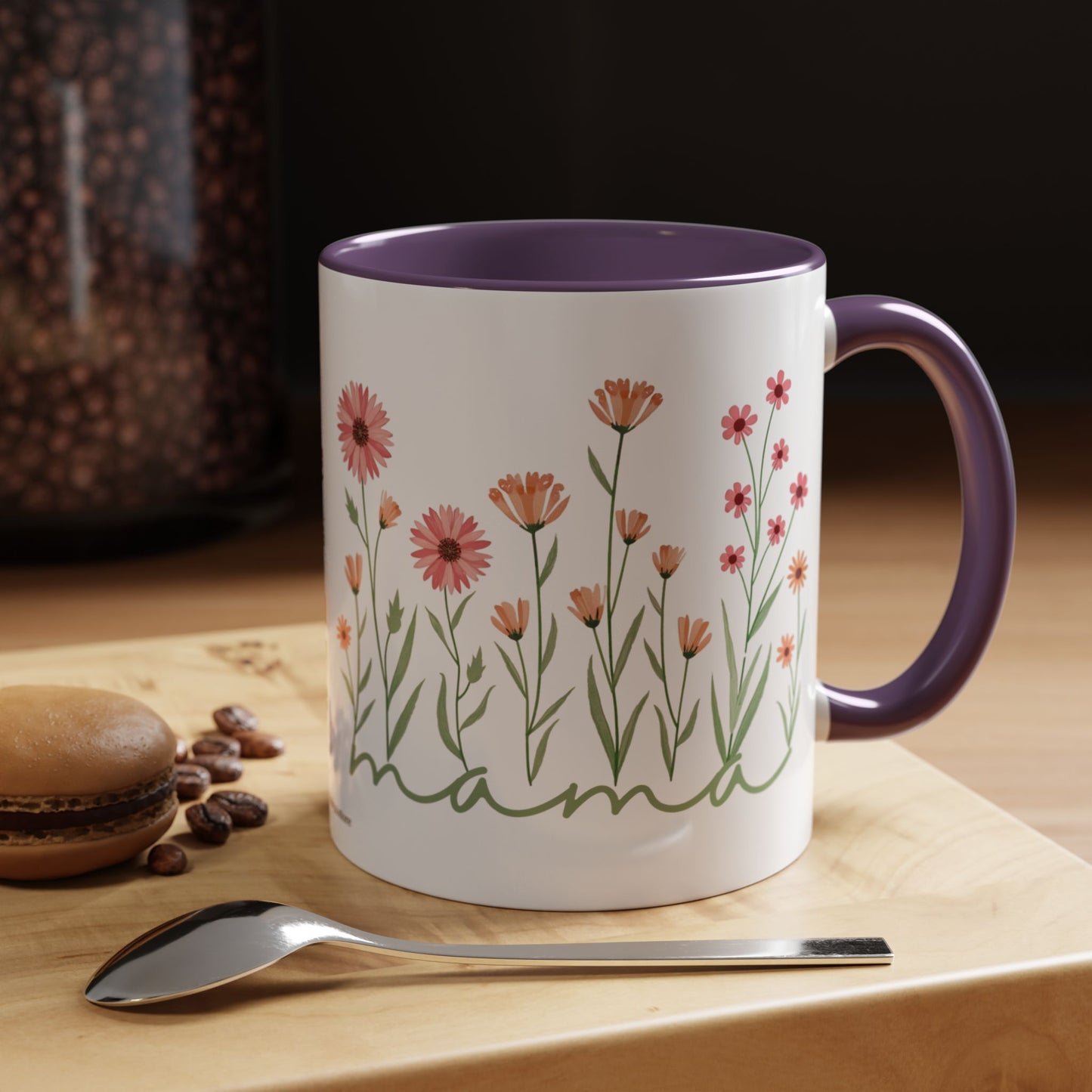 Coffee Mug Minimalist Flowers Mother's Day Gift