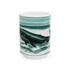 Whale Ceramic Mug - Summer Decoration - Father's Day Gift Idea