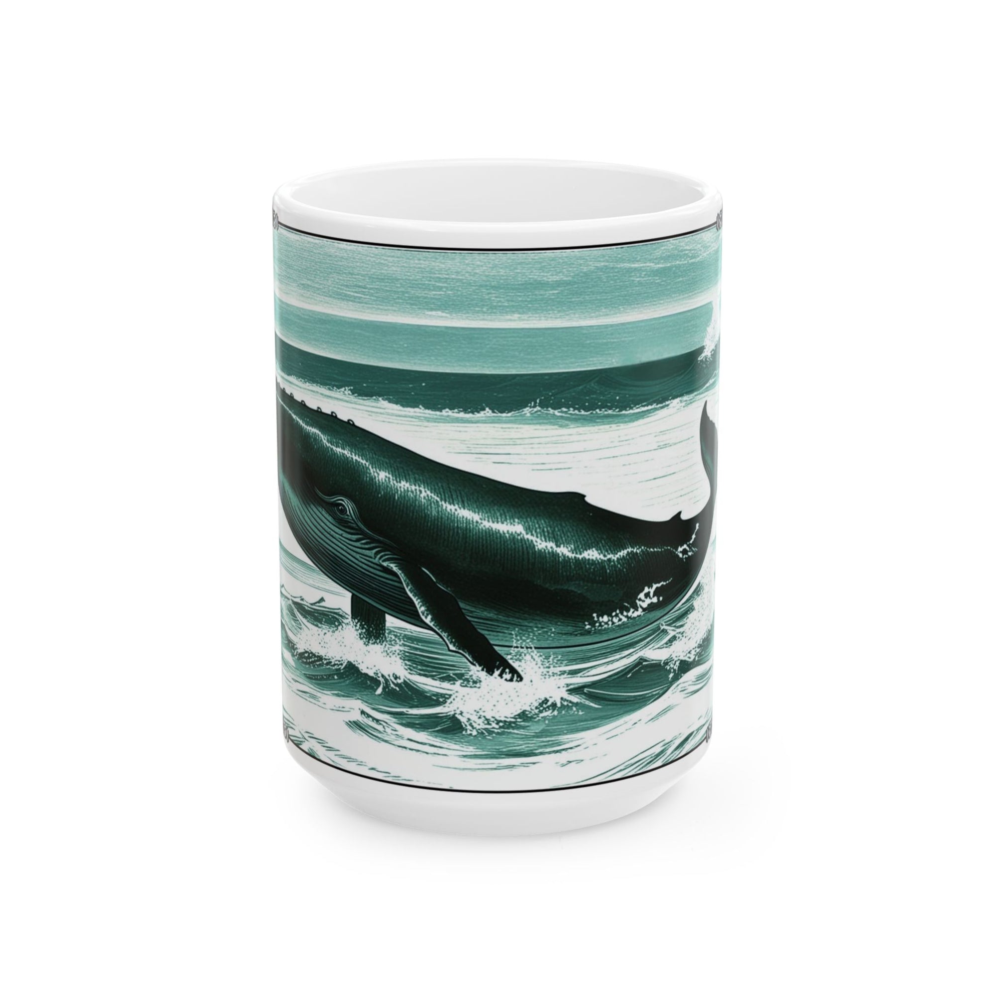 Whale Ceramic Mug - Summer Decoration - Father's Day Gift Idea