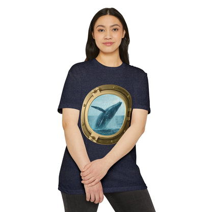 Whale Breaching T-Shirt – Minimal Ocean Design for Nature Lovers