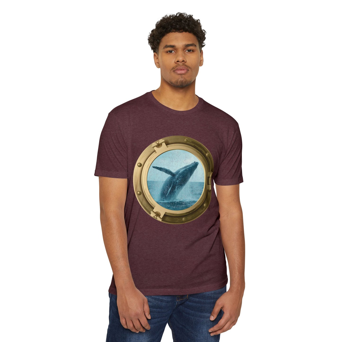 Whale Breaching T-Shirt – Minimal Ocean Design for Nature Lovers