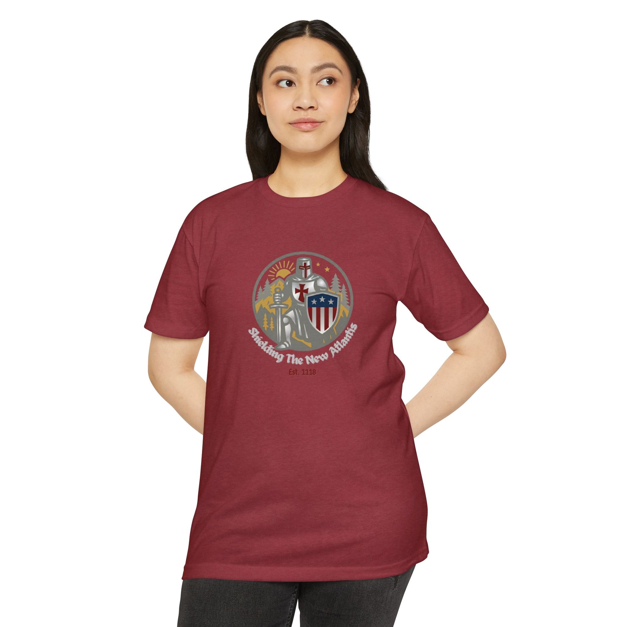 Shielding Templars T-Shirt - Guardians of New Atlantis