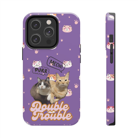 Phone Cases - Cat lovers - Purple Design