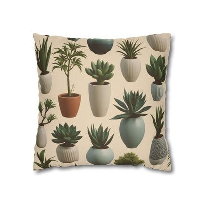 Succulent Garden Design Pillowcase (multi-sizes)