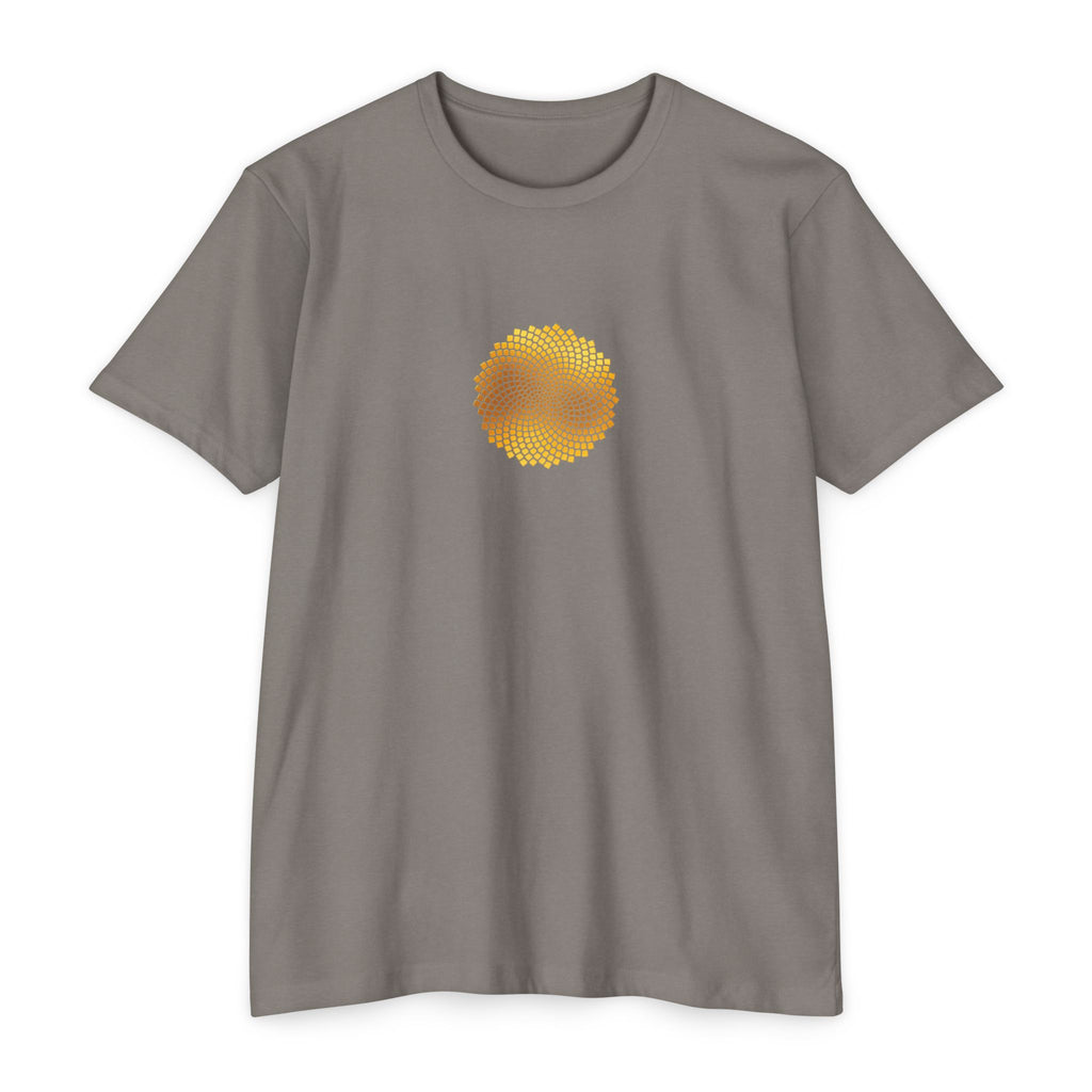 Sunflower Seeds Fibonacci Spirals T-Shirt
