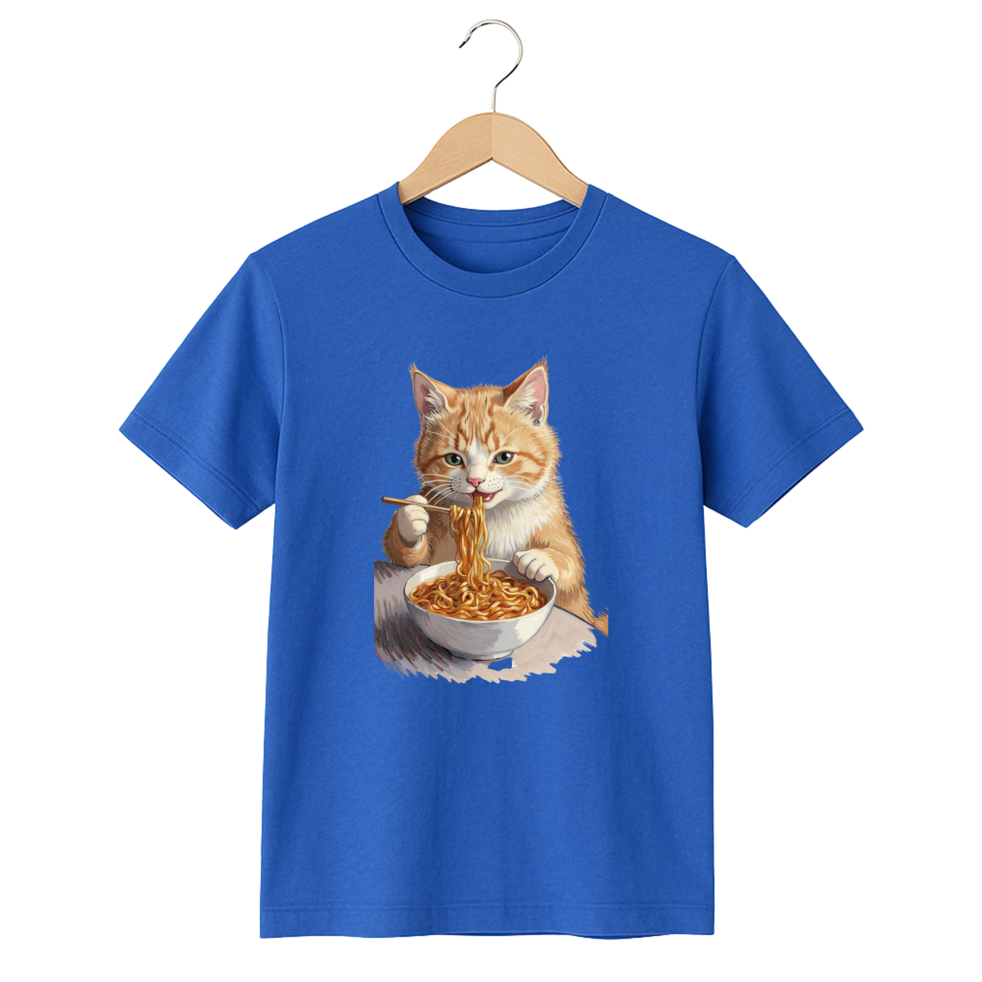 Noodle Cat T-Shirt – Retro Ramen